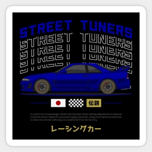 Street Tuner Blue Skyline GTR R33 JDM Sticker